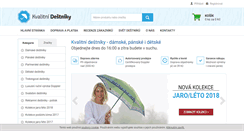 Desktop Screenshot of kvalitnidestniky.cz